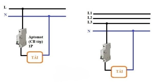 Hướng dẫn cách đấu cb tép 1 pha 1 cực