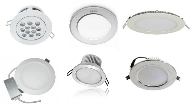 các loại đèn led downlight